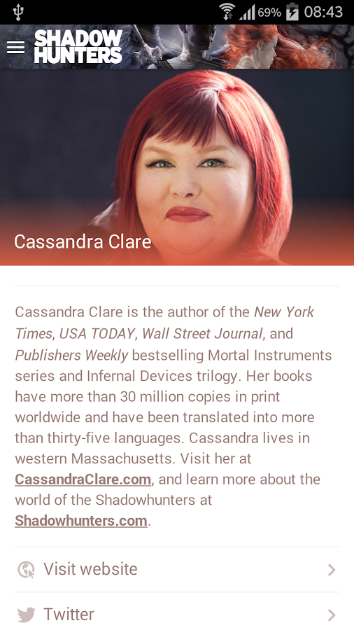   Cassandra Clare: Shadowhunters- screenshot  