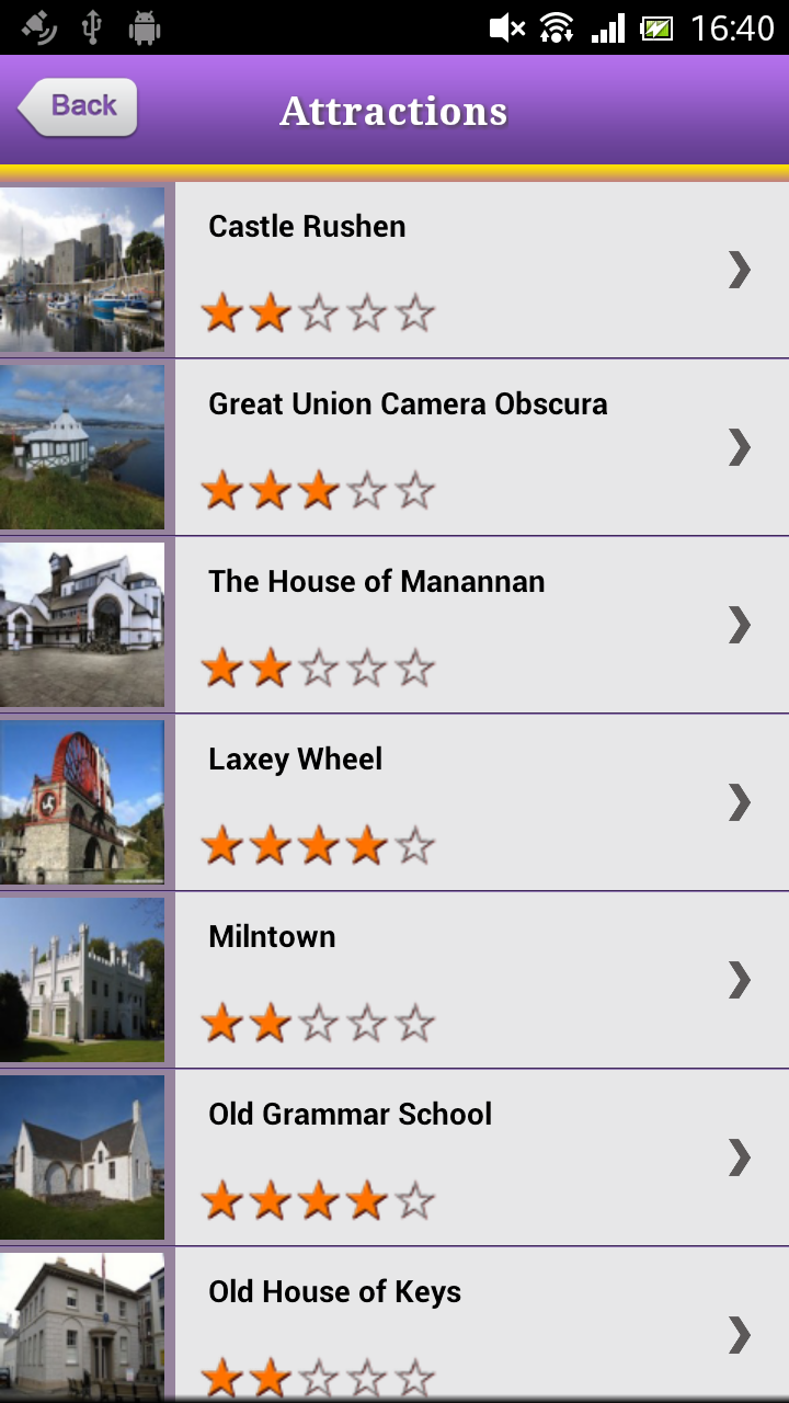 Isle Of Man Offline Guide Screen 3