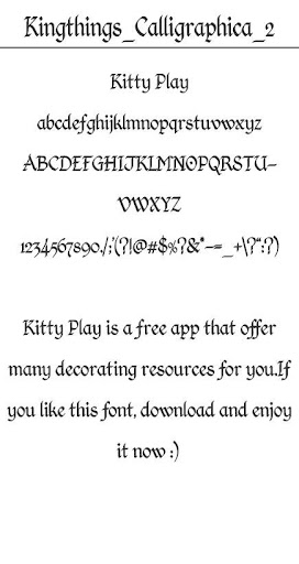 【免費個人化App】Kingthings_Calligraphica_2-APP點子
