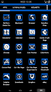 How to install naps dark blue icon pack patch 2.1 apk for android