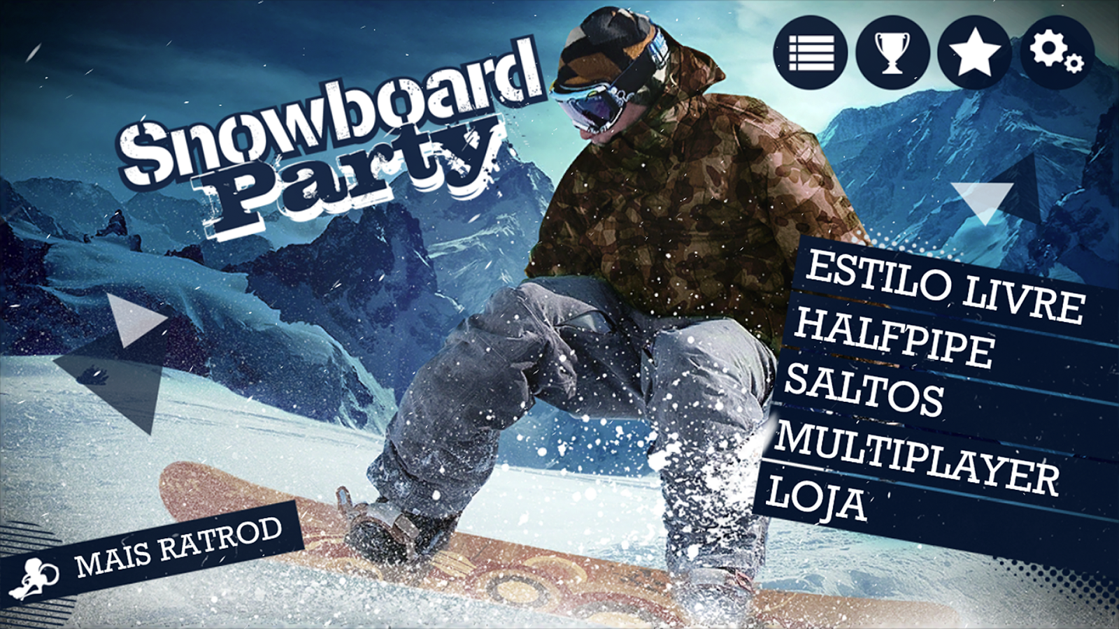   Snowboard Party: captura de tela 