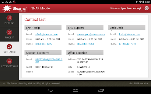 Stearns SNAP Mobile Screenshots 8