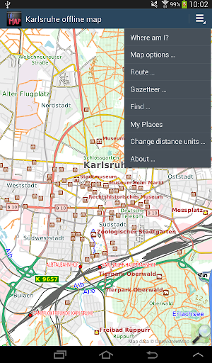 Karlsruhe offline map