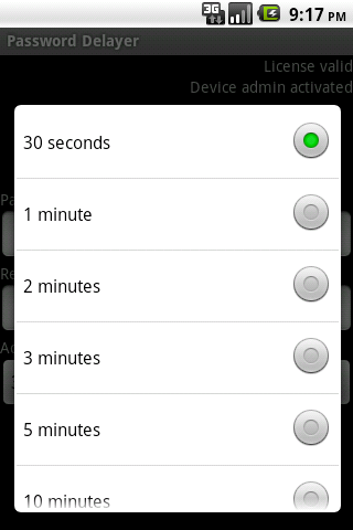 Password Delay Full Screen 3