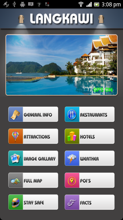 Android application Langkawi Offline Travel Guide screenshort