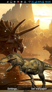 Dinosauři Živá Tapeta - náhled