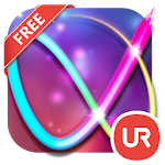 UR 3D Neon Lines Live Theme Apk