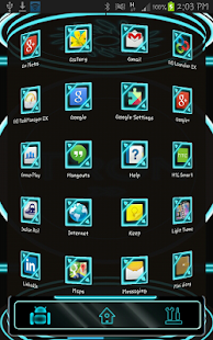 Next Launcher 3D Tron Theme - screenshot thumbnail