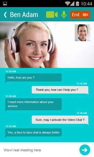 TiviClick website's Video Chat