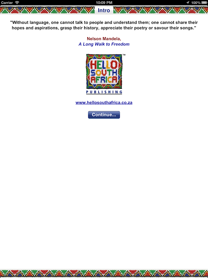   Tsonga Audio Phrasebook – screenshot 