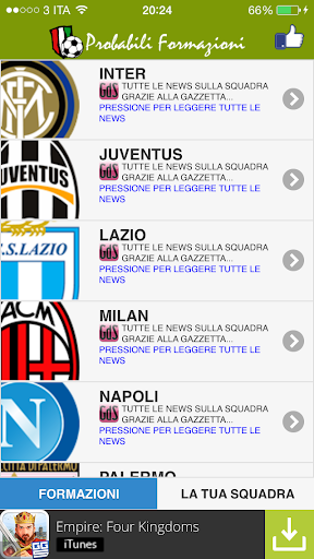 【免費運動App】Probabili Formazioni Plus-APP點子