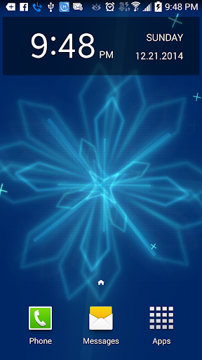 Crystal Flowers Live Wallpaper