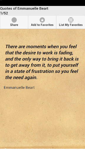 Quotes of Emmanuelle Beart