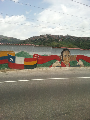 Mural De Simon Bolivar Union De Pueblos