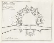 Plattegrond van Thionville, ca. 1693-1696