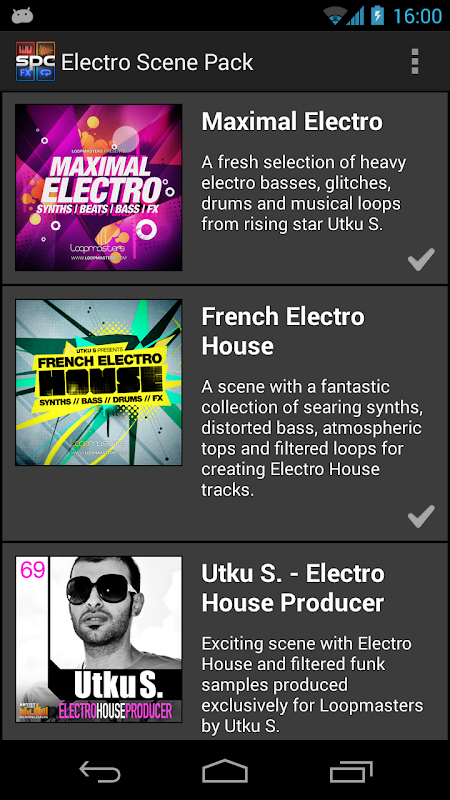 Scene pack. TECHNICART French Electronic Scene