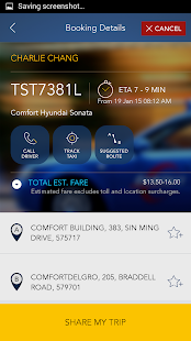   ComfortDelGro Taxi Booking App- screenshot thumbnail   