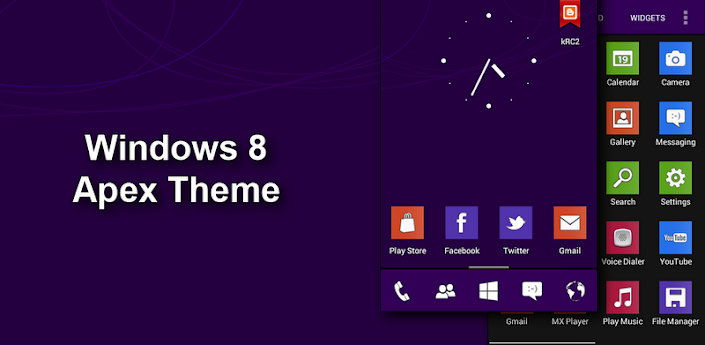 Windows 8 Apex Theme v1.2 Apk