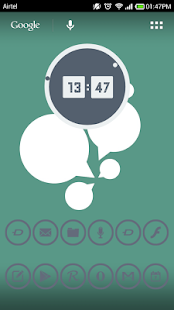 download GRAY CIRCLE ICON APEX NOVA ADW free