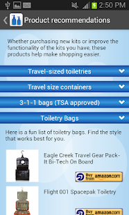 Travel Toiletry Packing List Screenshots 8