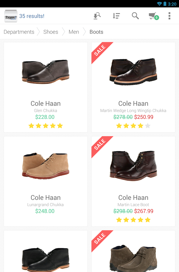 Zappos Shoes, Clothes, & More Android Apps on Google Play