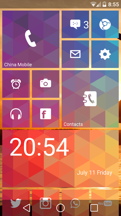   Launcher 8 WP style- tangkapan layar 