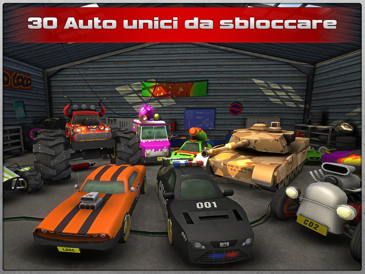  Android   Crash Drive 2, acrobazie incredibili e tanto divertimento su 4 ruote! 