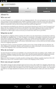   A1 Auto Transport Car Shipping- screenshot thumbnail   