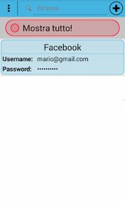 Rubrica Password Screenshots 2