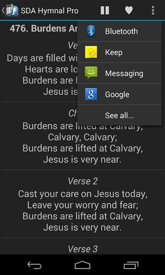 SDA Hymnal Pro - Android Apps On Google Play