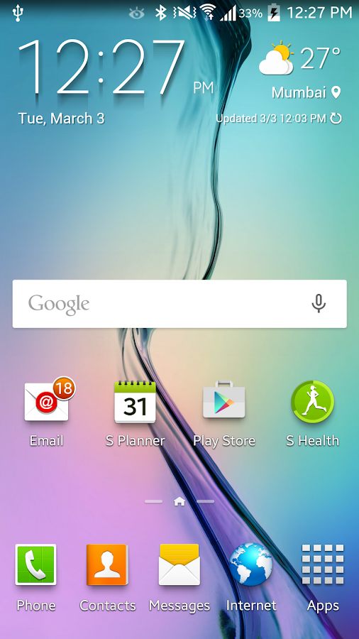 S6 Zooper Widgets - screenshot