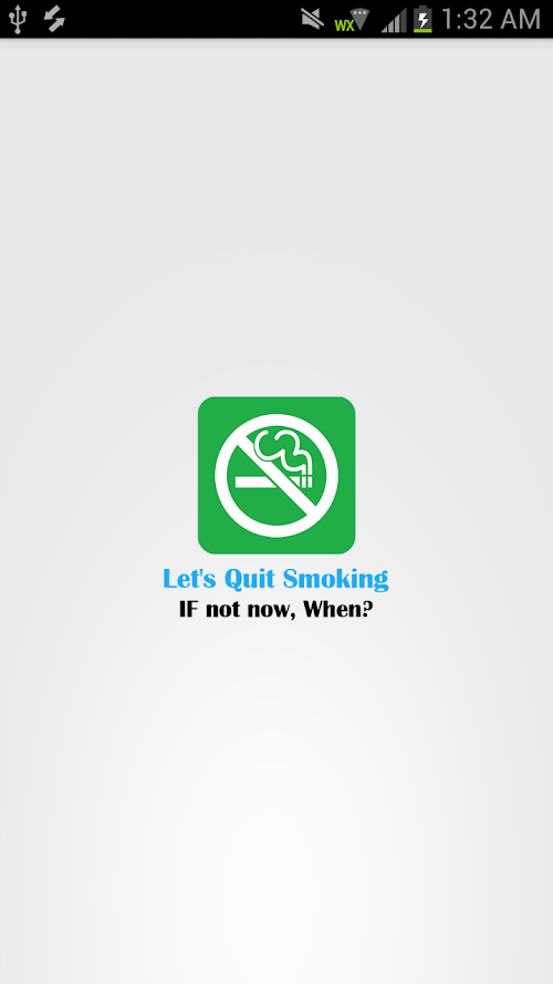 Android application Quit Smoking Now! screenshort
