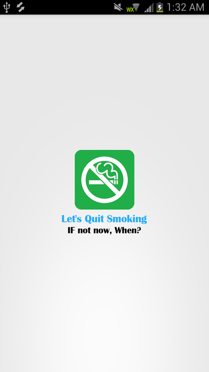 Quit Smoking Now! Screen 1