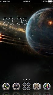 download Dark Space Theme C Launcher free