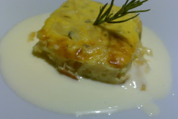 Sour-sweet onion flan