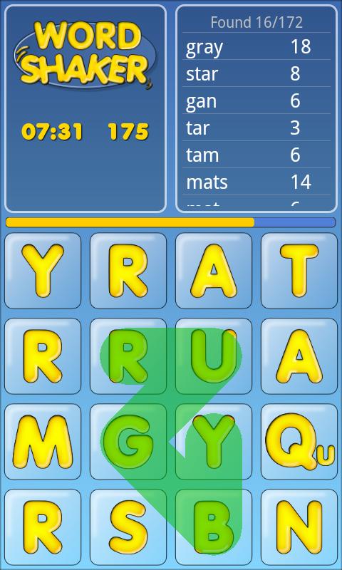 Word Shaker Screen 1