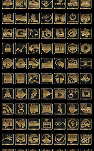 Icon Pack - Luxury Gold