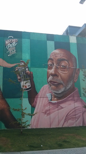 Cocacola Man Grafitti