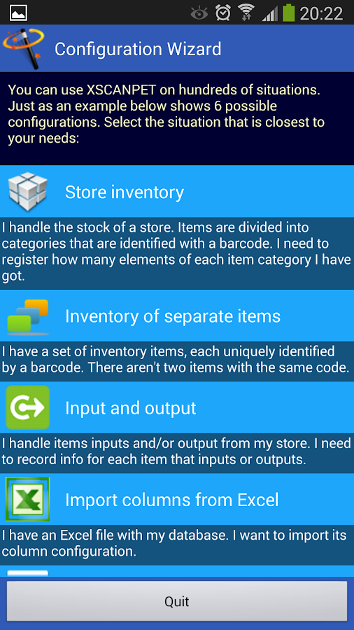 Barcode Scanner & Inventory - screenshot