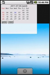 calendar widget Screenshots 0
