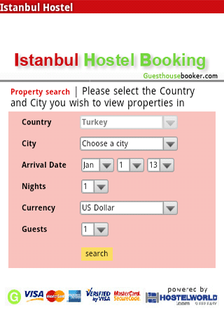 Istanbul Hostel Booking