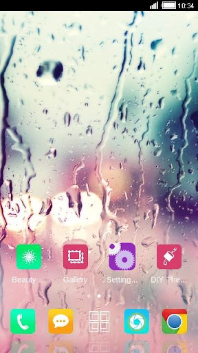 【免費個人化App】Drops on Glass Theme-APP點子