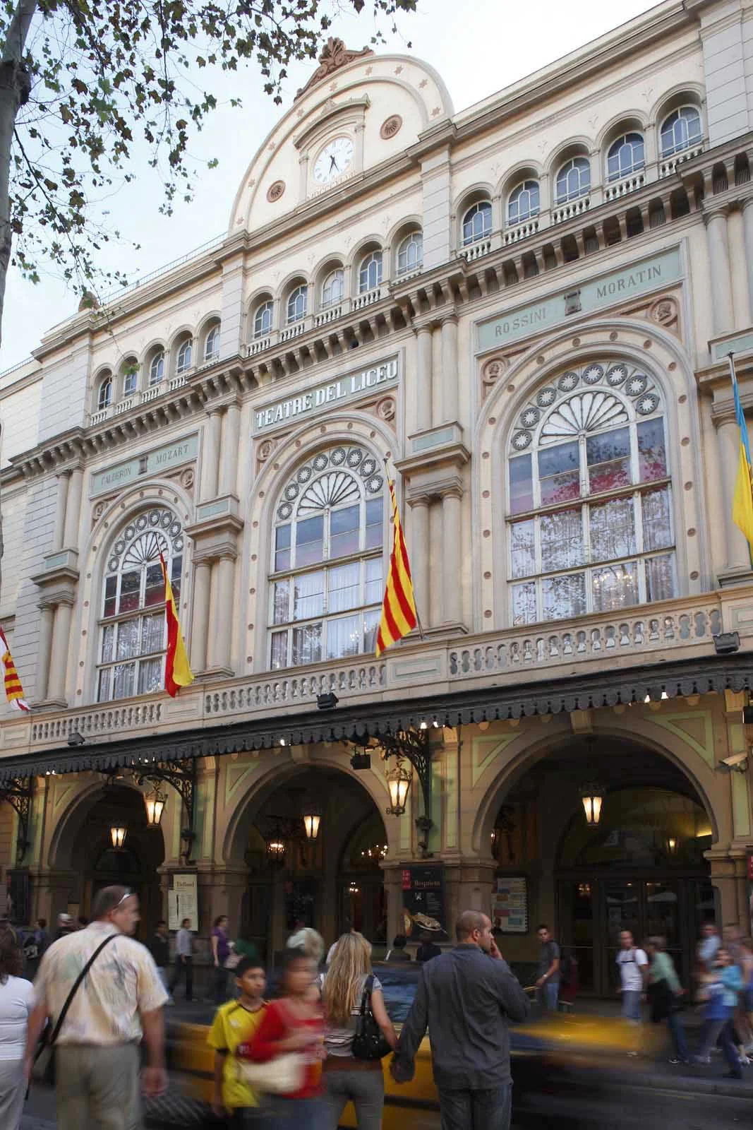 Gran-Teatre-del-Liceu-Barcelona - The Gran Teatre del Liceu, in the Ciutat Vella neighborhood of Barcelona, opened in 1862 and was built privately by shareholders of what eventually became the Great Liceu Theater Society.