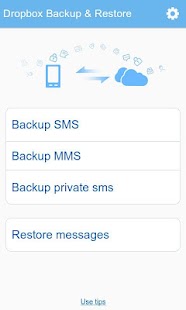 tai GO SMS Pro Dropbox Backup mien phi