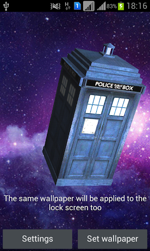 TARDIS 3D Live Wallpaper