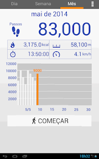  Pedómetro– miniatura da captura de ecrã  
