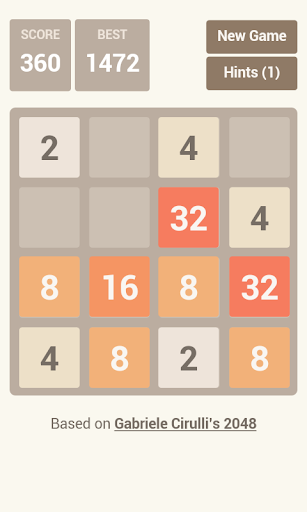 2048 with HINTS