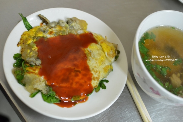 楊家意麵。蚵仔煎