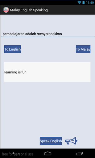 Malay English Speaking