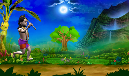 krishna run forehead handi poster 6